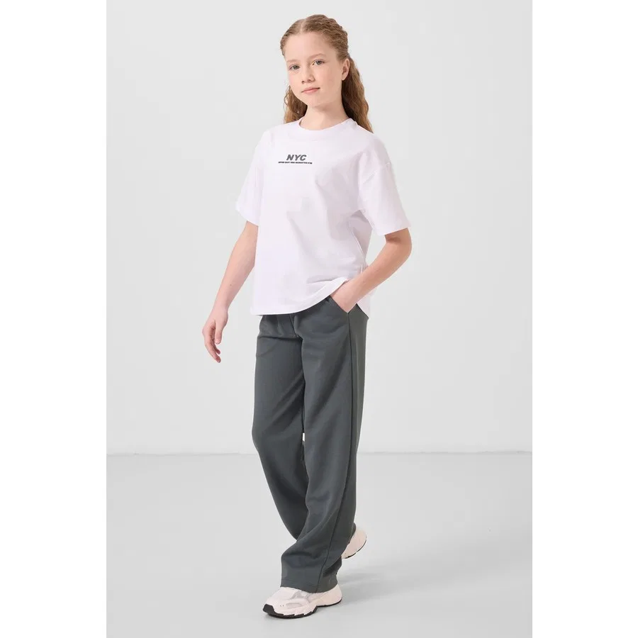 Детский спортивный костюм с принтом, модель 75171, Tommy Life, Бело-хаки — фото 3
