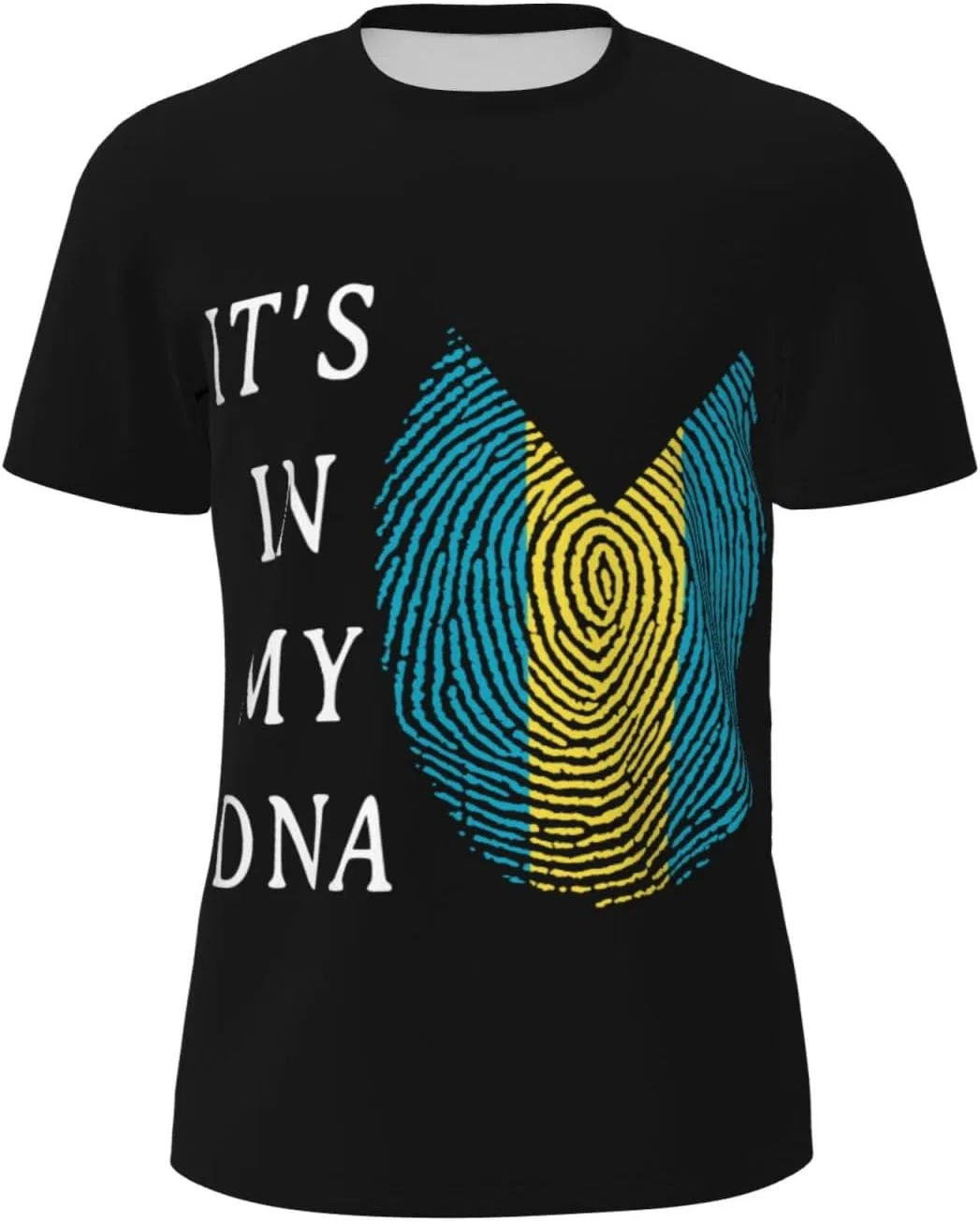 Мужская футболка с сетчатой тканью It's in My DNA Bahamas, Black