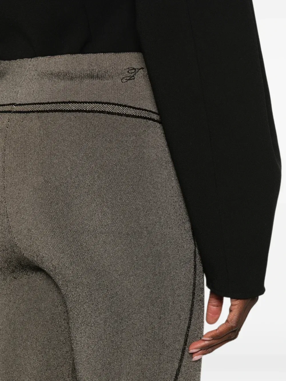 Укороченные леггинсы Sera Jacquemus, бежевый — фото 4