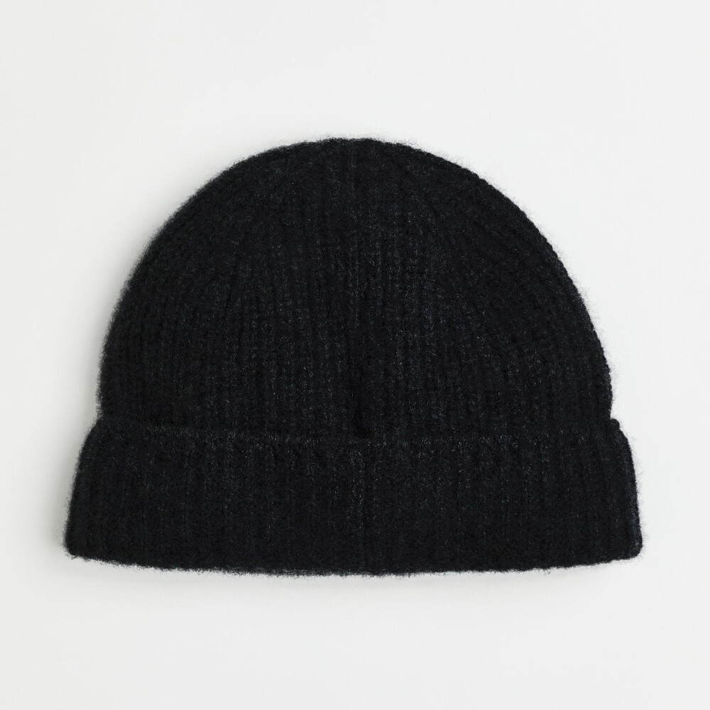 

Шапка H&M Rib-knit Cashmere, черный
