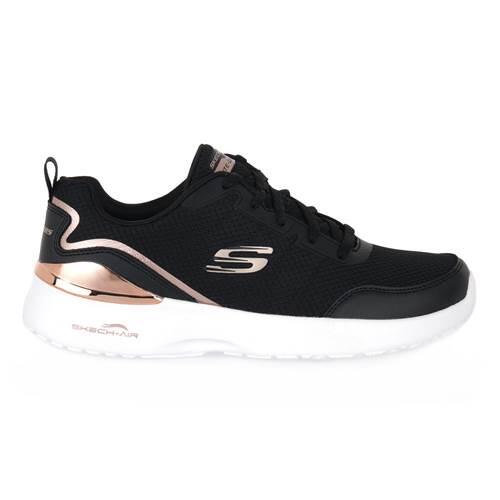 Женские кроссовки для ходьбы Skechers Air Dynamight черного цвета — фото 2