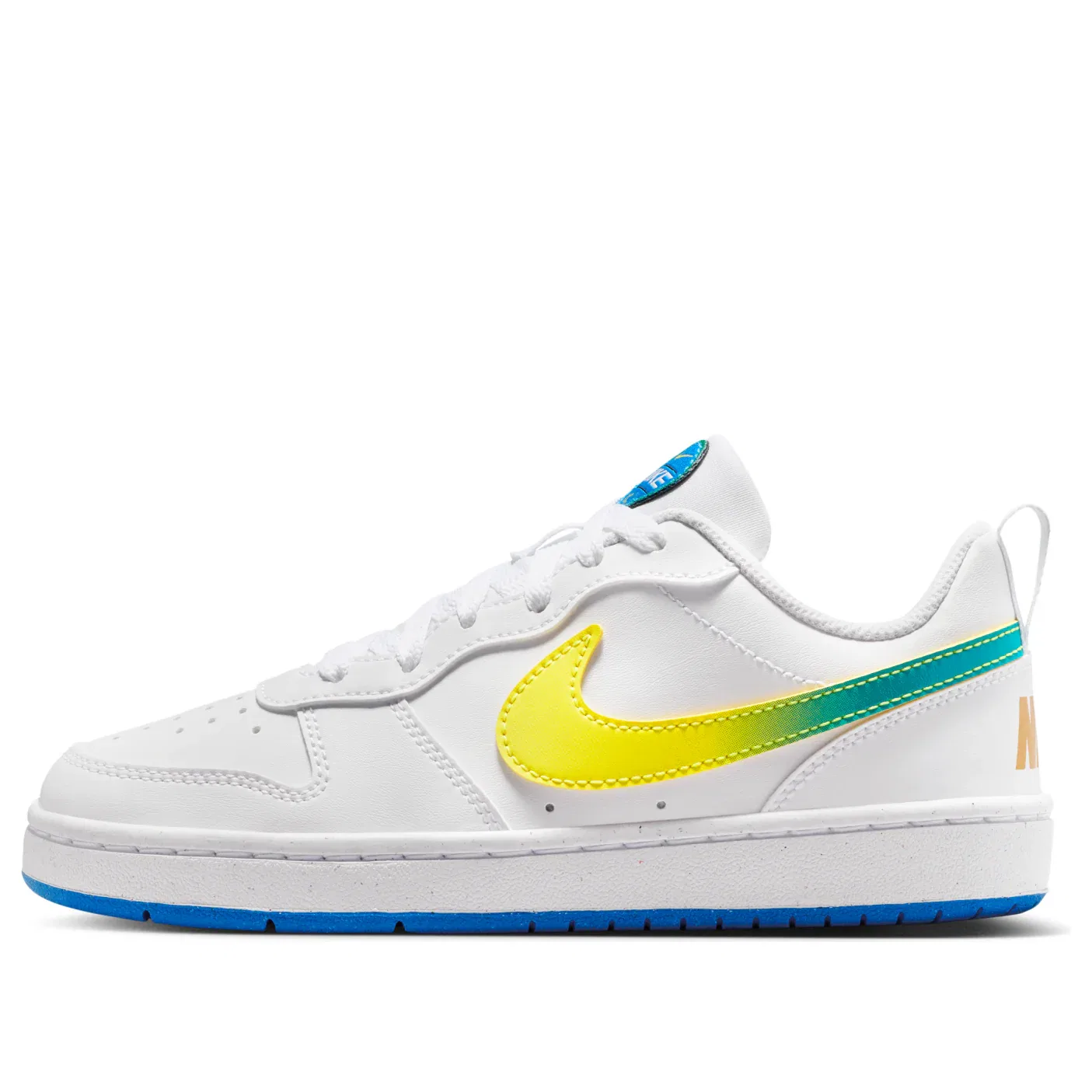Кроссовки Nike Court Borough Low 'White Soar Sonic Yellow' IR3997-100, белый