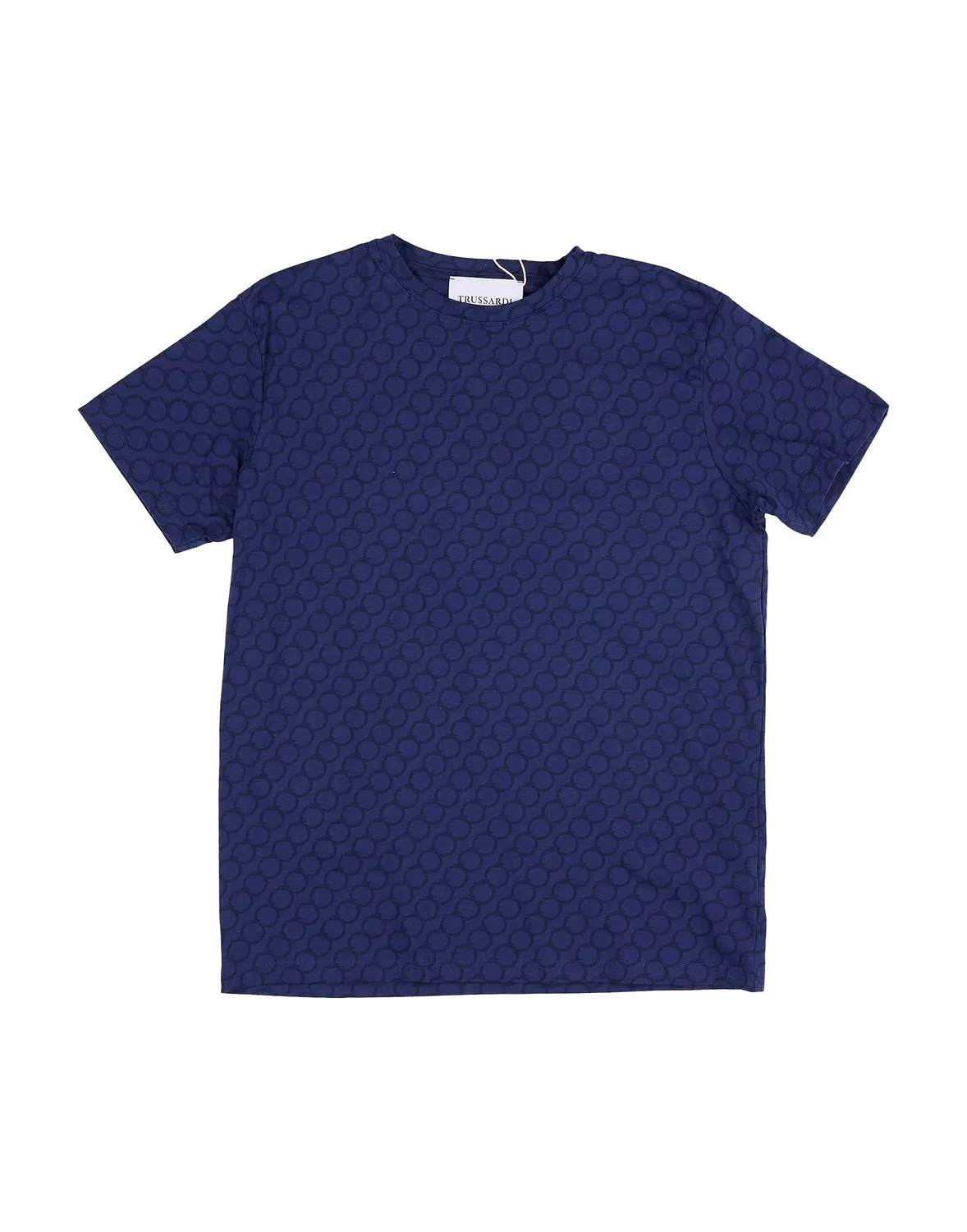 Детская футболка Jersey с коротким рукавом Trussardi, темно‑синий