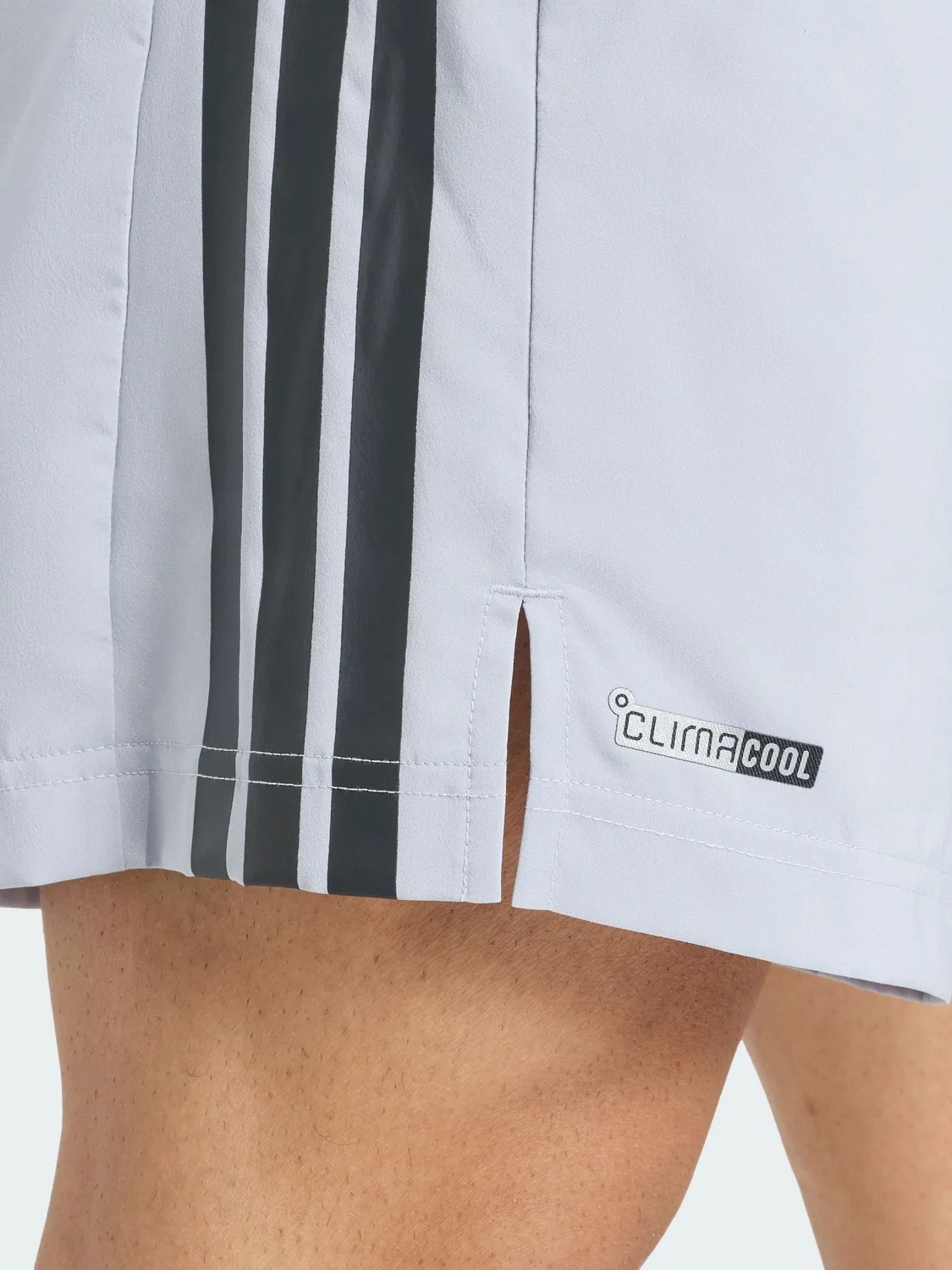 Шорты для тренировок Tech Essentials Workout 3-Stripes adidas, серый — фото 3