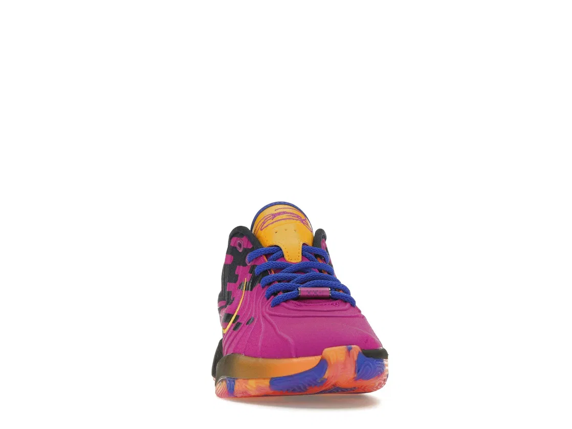 Детские кроссовки для мальчиков Nike LeBron 21 SE, Hyper Violet/Hyper Royal/Obsidian/Bright Mandarin — фото 2