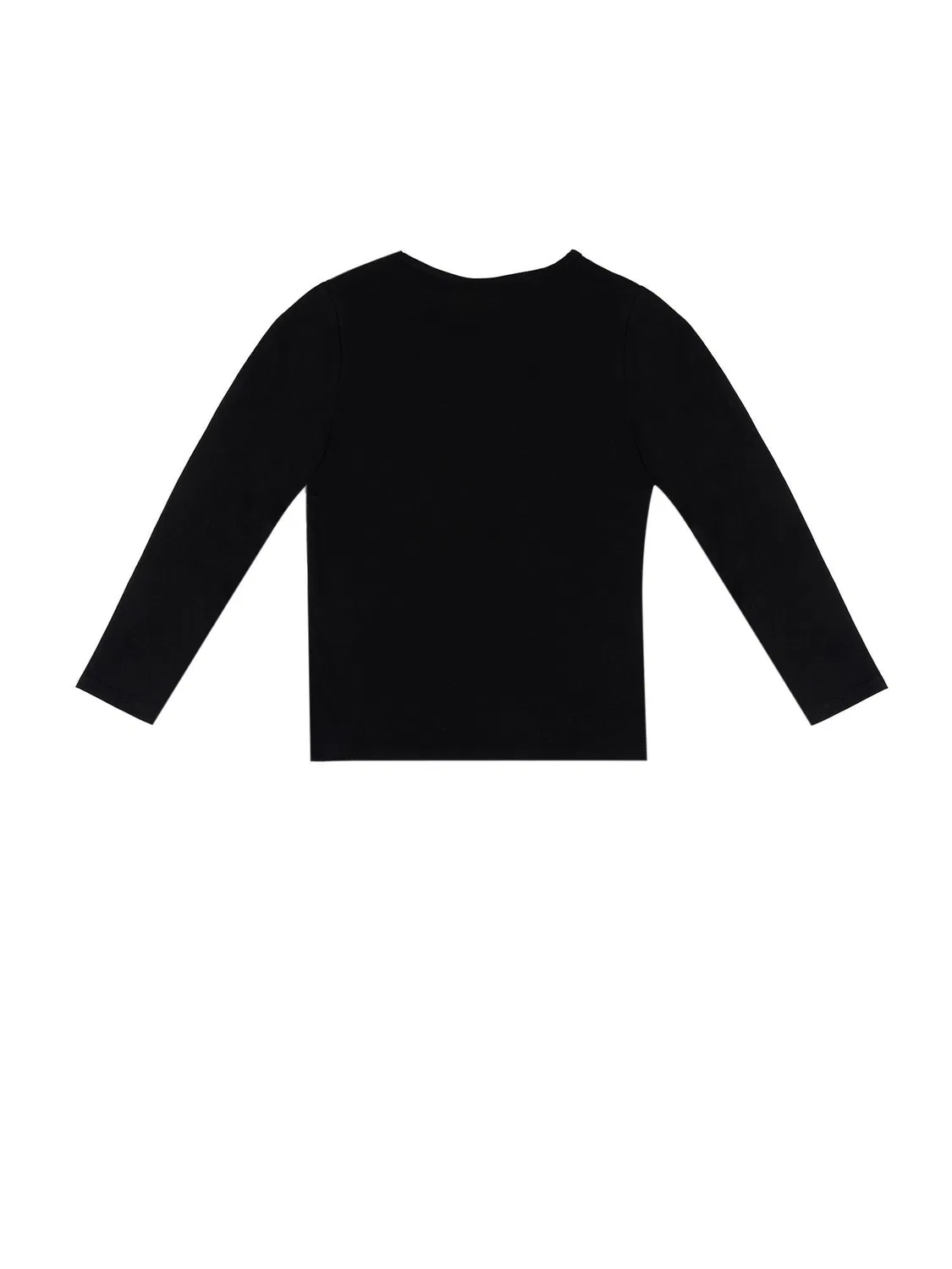 Детское лонгслив для девочек с принтом Entspanntes Leone 1947 Apparel, Schwarz — фото 2