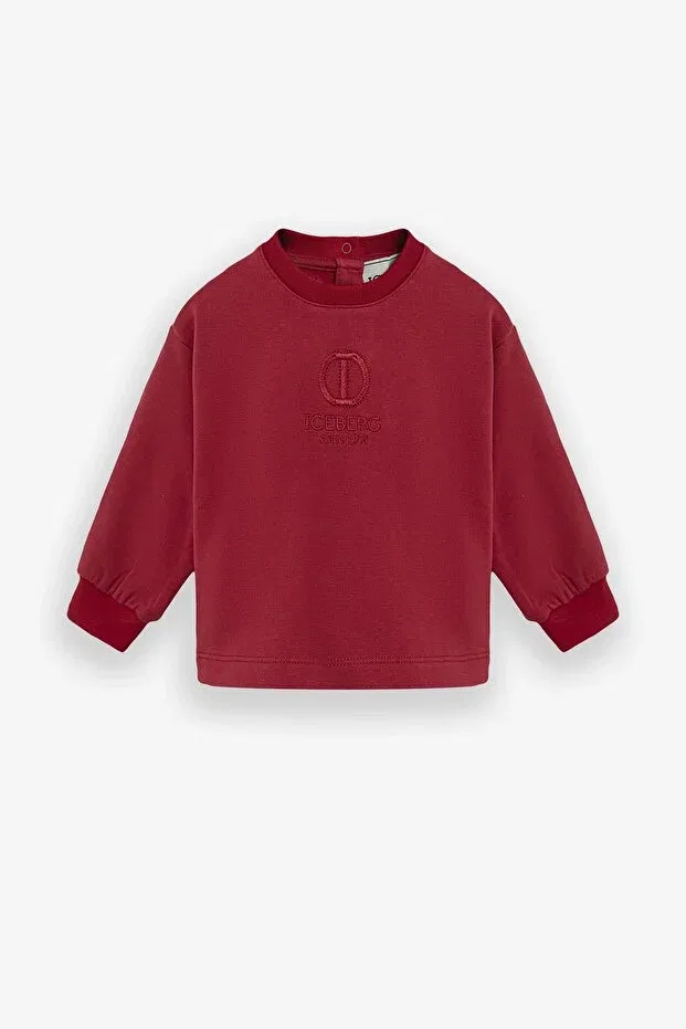 Детский спортивный комплект для девочек из футера Iceberg, Red