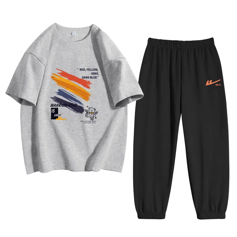 Детский спортивный комплект с круглым вырезом, Casual Sportswear, WARRIOR