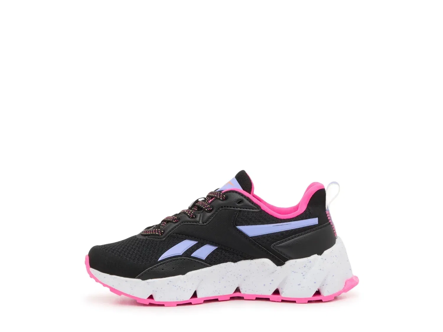 Кроссовки slip-on Vizome, Reebok, Black/Pink — фото 3