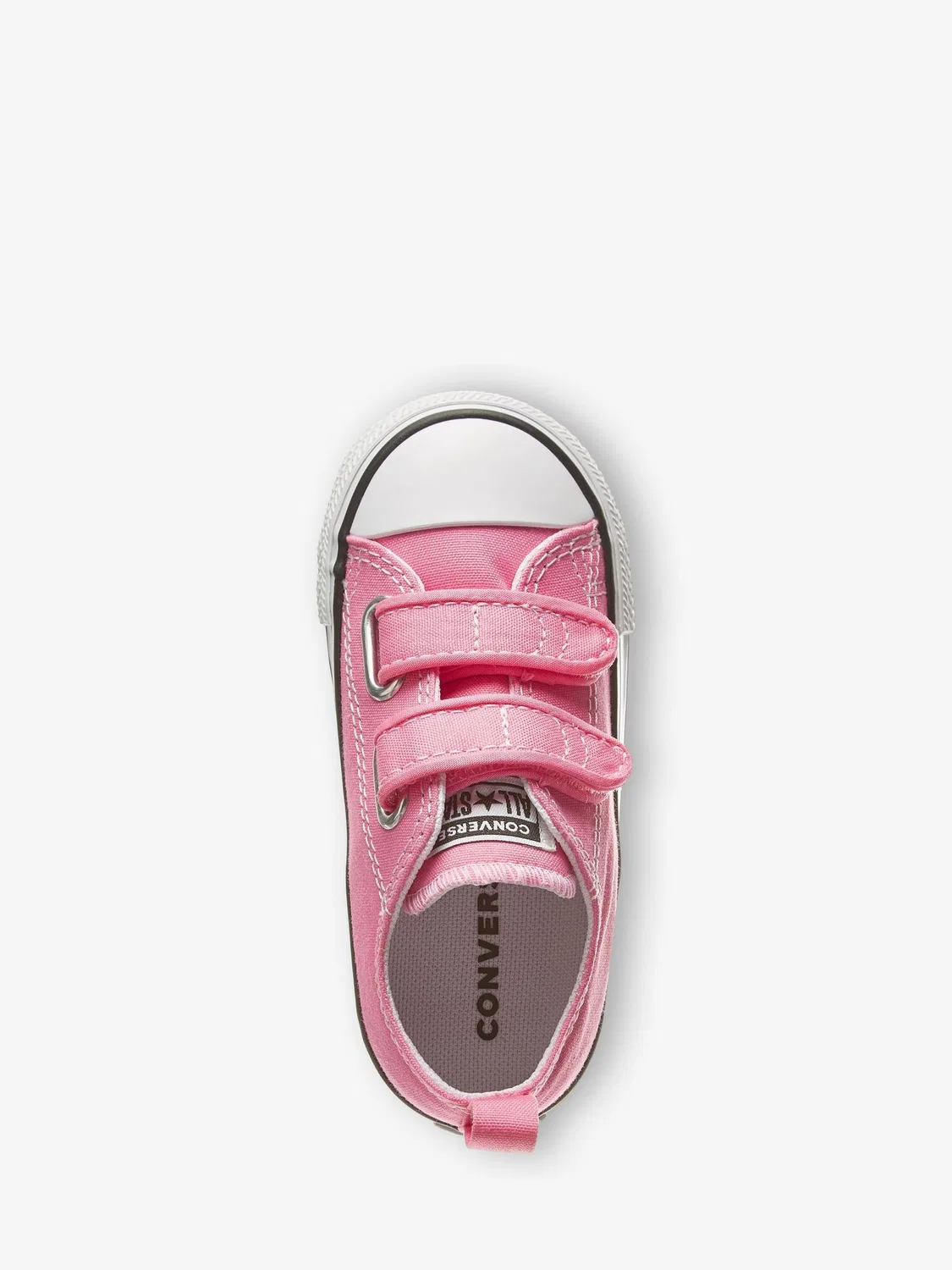 Кроссовки детские на липучках Chuck Taylor All Star Converse, розовые — фото 3