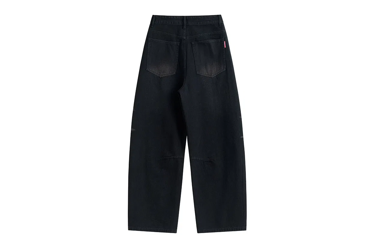Детские джинсы свободного кроя с широкими штанинами Dickies, Pure Black