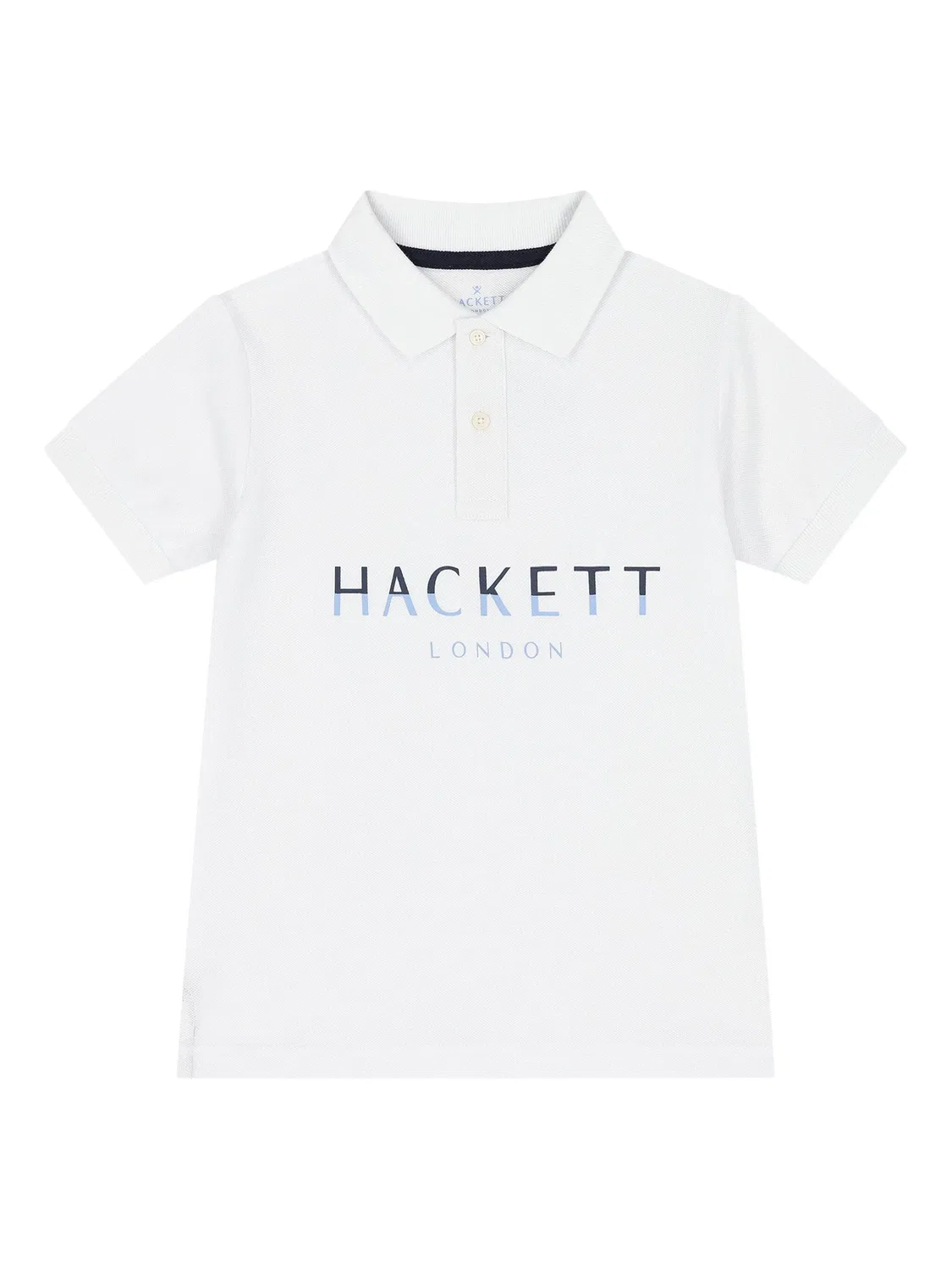 Поло с логотипом в белом цвете Hackett, белый