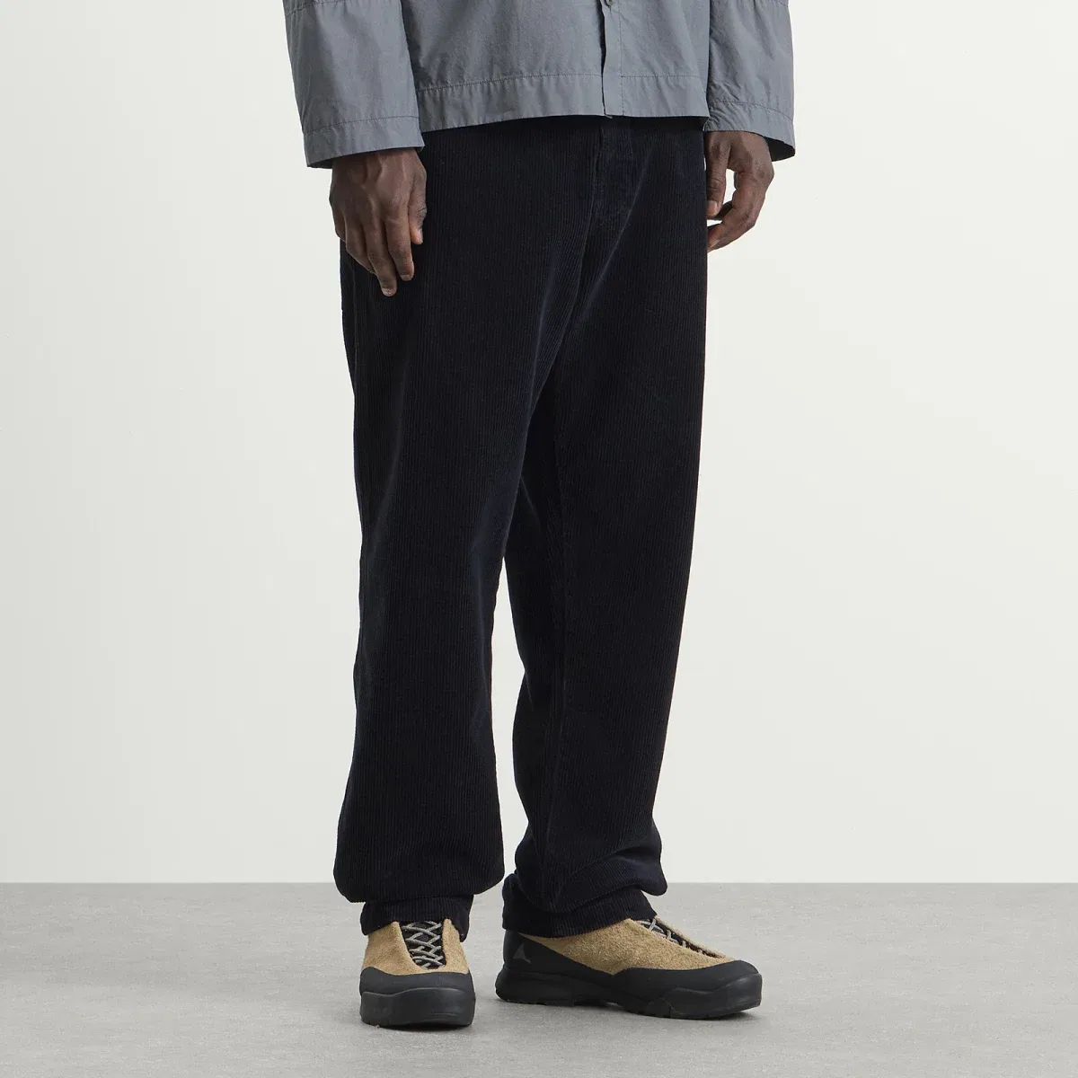 Брюки из органического хлопка с вельветовой фактурой Stone Island, Navy Blue — фото 2