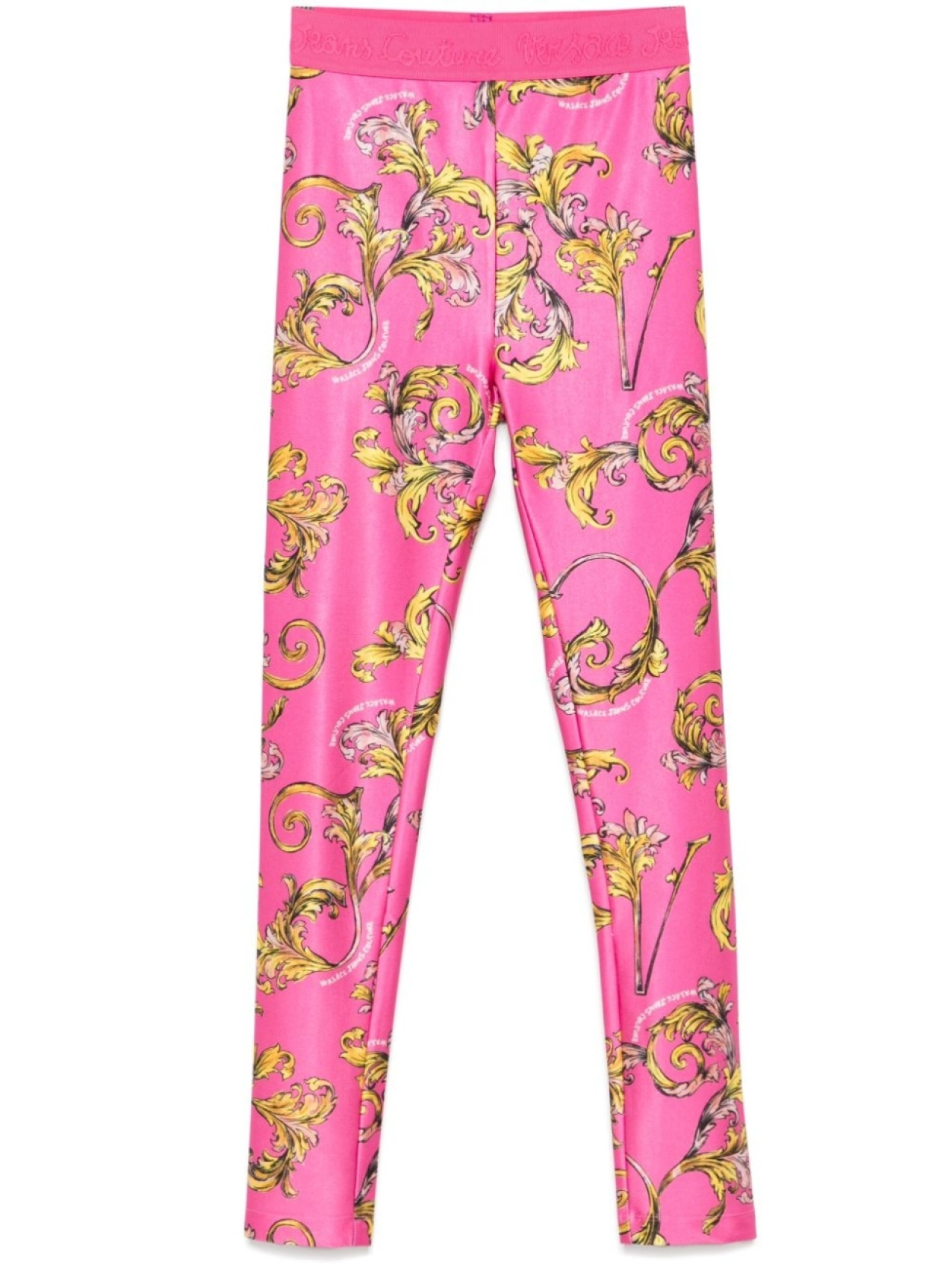 

Versace Jeans Couture легинсы с принтом Barocco, розовый