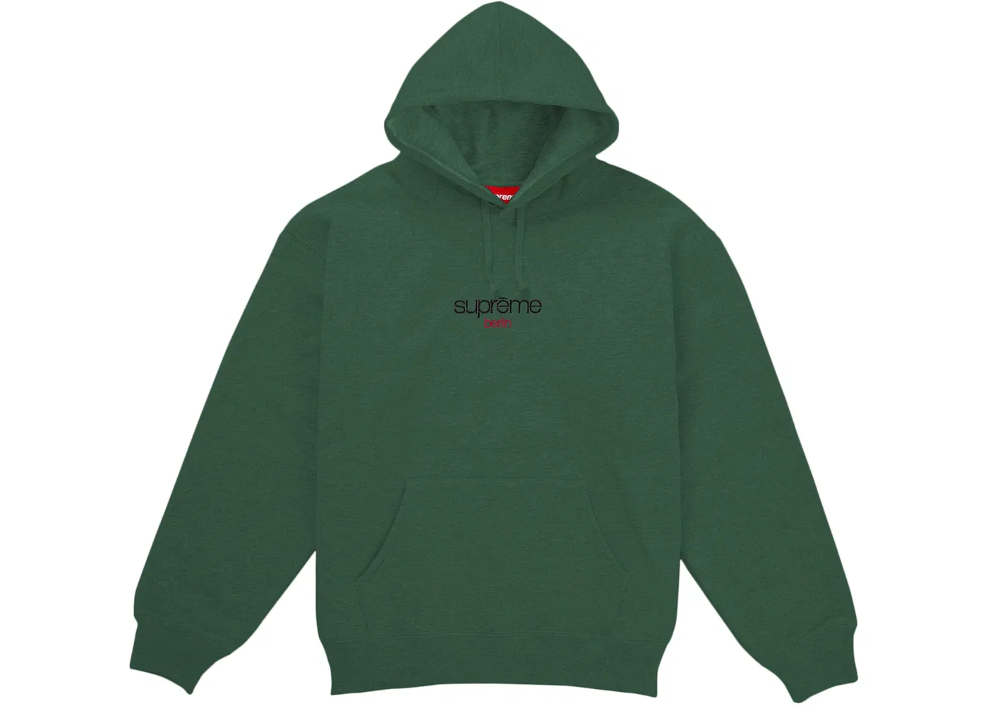 Мужской худи с капюшоном Classic Logo Berlin Shop Supreme, Green