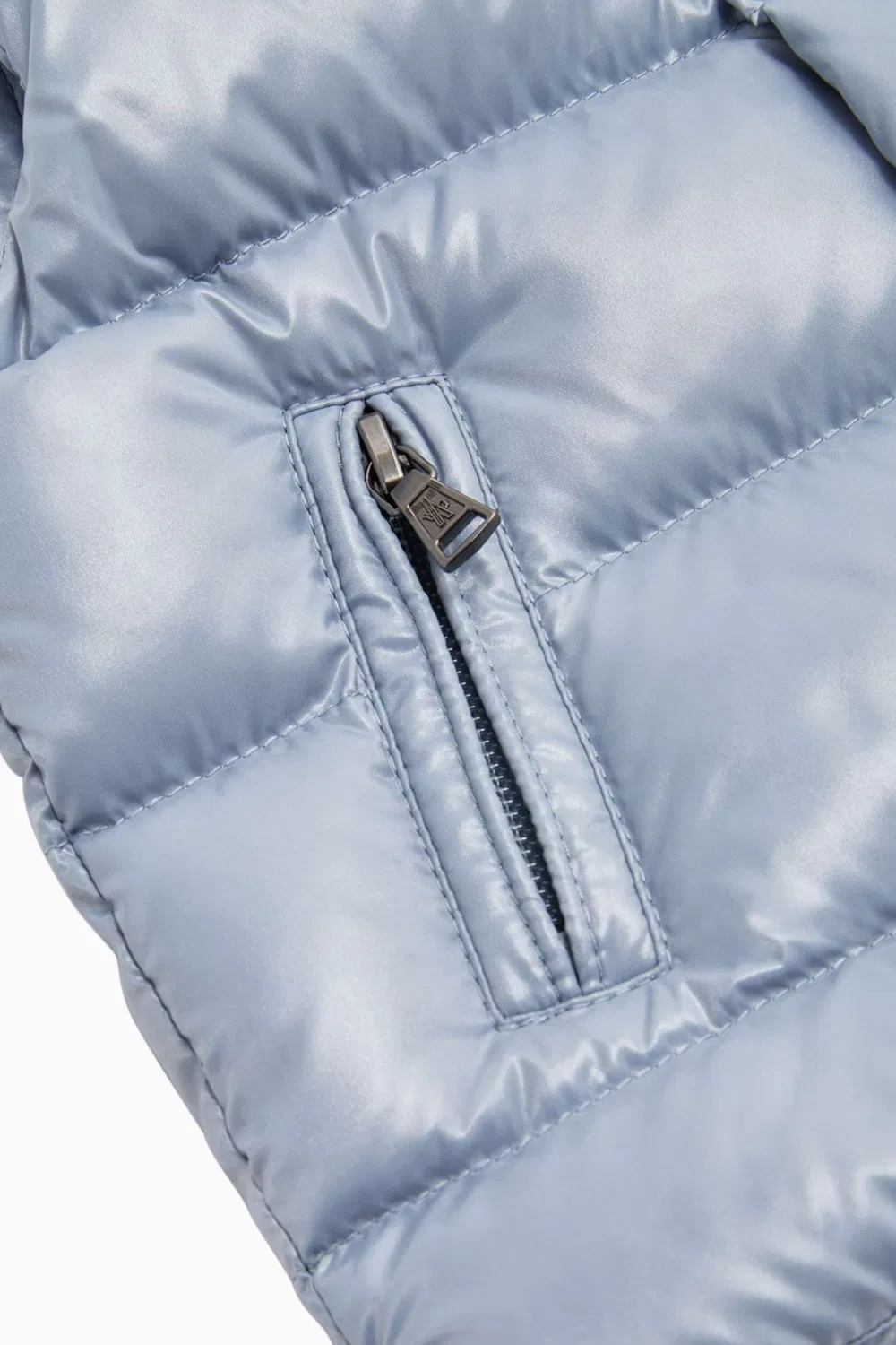 Жилет пуховый Ghany Moncler Enfant, синий — фото 4