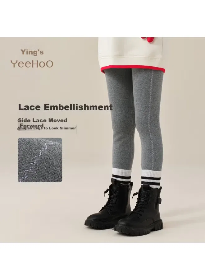 Леггинсы утепленные с начесом Yeehoo, светло-серый