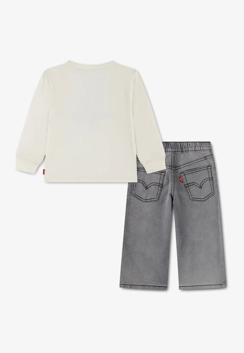 Автомобильный и джинсовый комплект - топ с длинными рукавами Levi'S, Levi'S Egret — фото 2