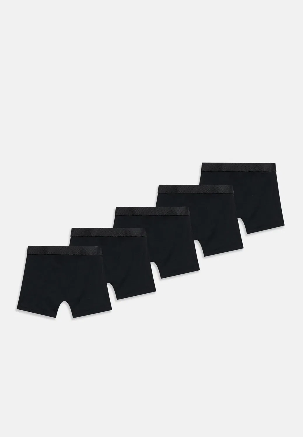 5 штук в упаковке - боксерские шорты Boss Kidswear, Black — фото 2