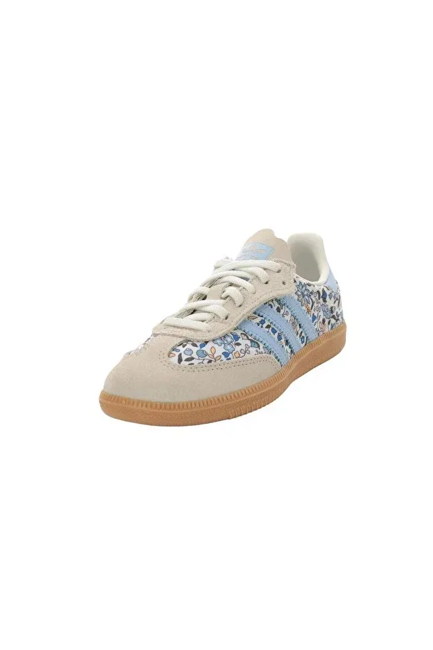 Детские спортивные кроссовки для девочек с коротким каблуком Adidas, Light Blue Gray — фото 3