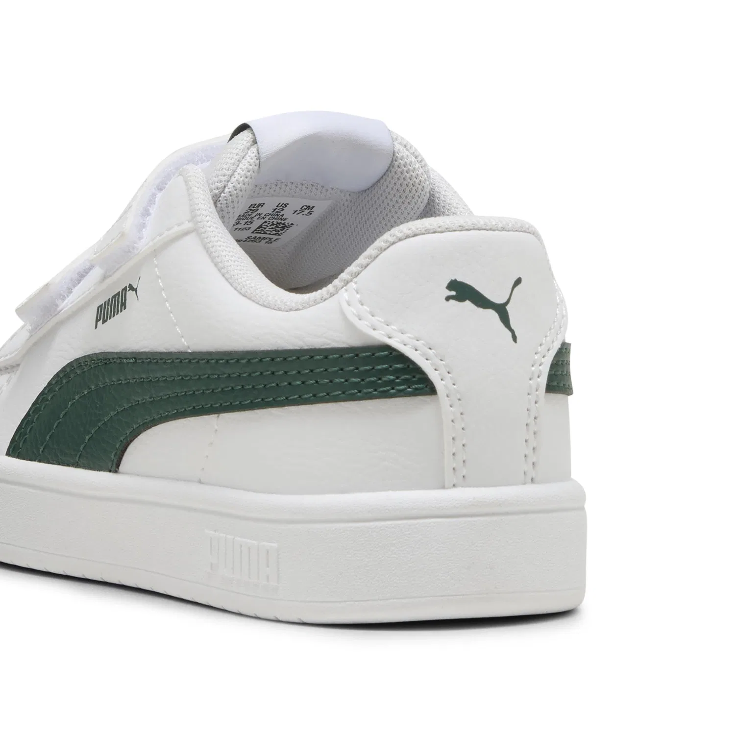 Детские кроссовки с закрытой пяткой PUMA Rickie Classic PS PUMA, Bianco E Verde — фото 2