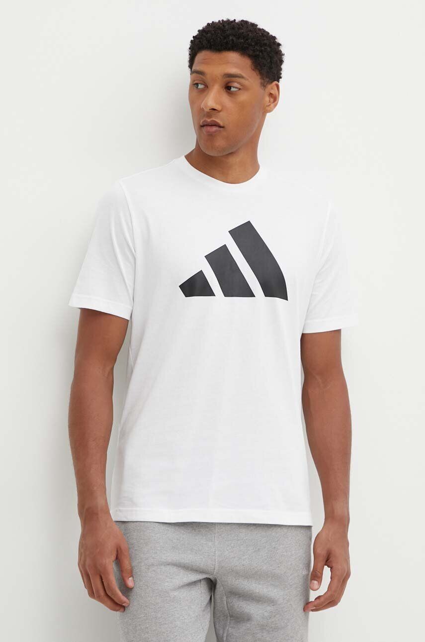 

Футболка Adidas из хлопка, белый