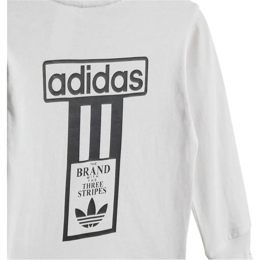 Комплект спортивного костюма с длинным рукавом adidas Adıbreak Set, Черный — фото 4