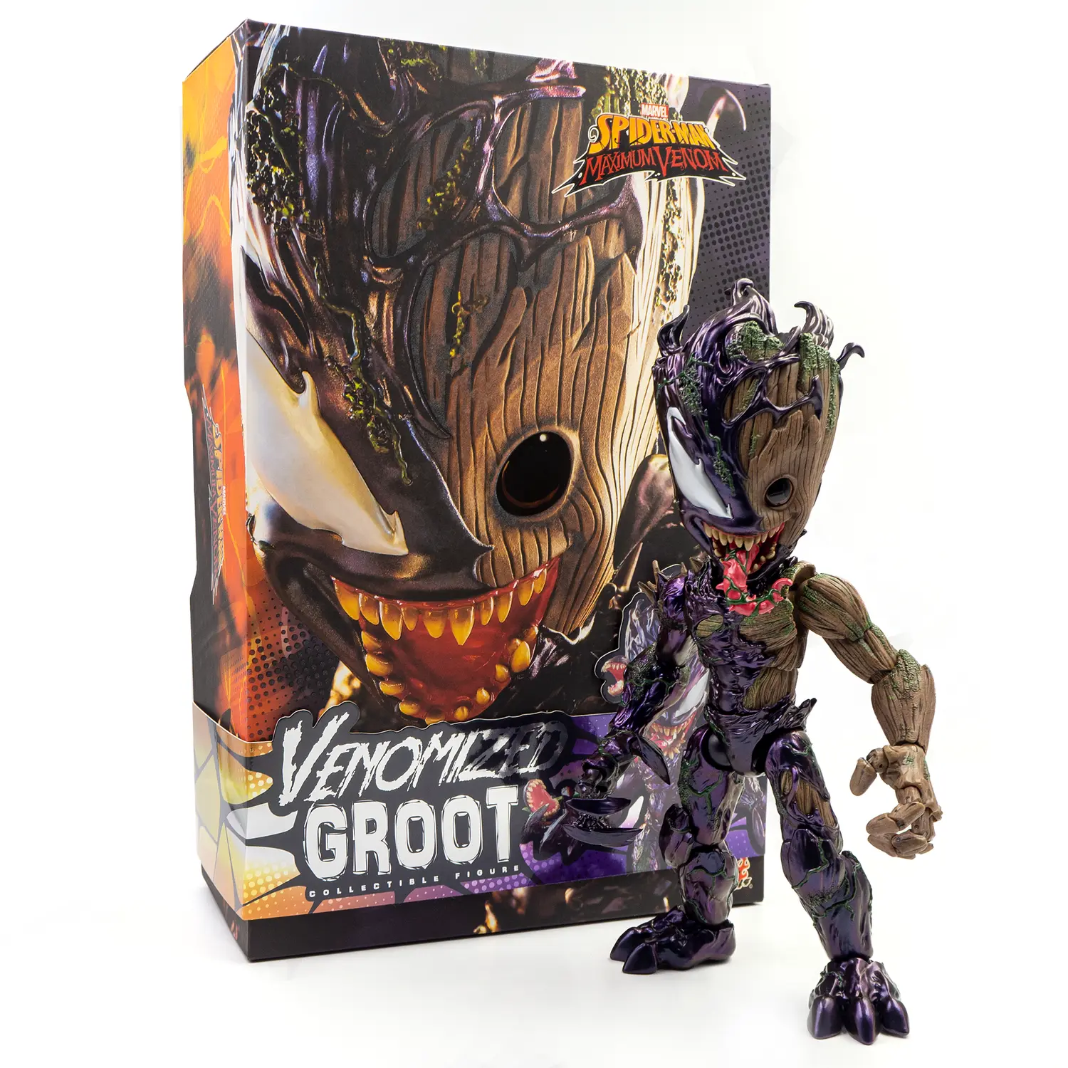 

Фигурка Hot Toys Spider-Man: Maximum Venom – Venomized Groot Life-Size LMS014, 25 см