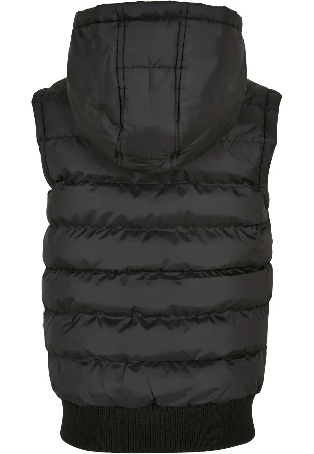 Жилет с капюшоном в виде маленького пузыря Urban Classics, Black Black — фото 2