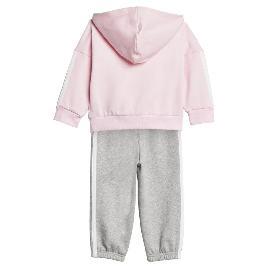 Спортивный костюм ADIDAS SPORTSWEAR 'Essentials' в серо-розовом цвете — фото 2