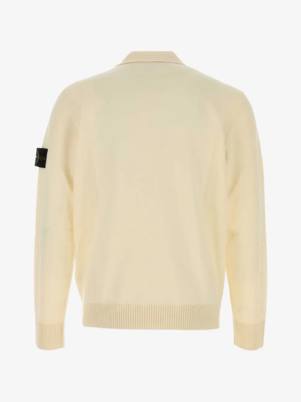 Легкий джемпер из гелонгской шерсти RWS, модель 5100018 Stone Island, бежевый — фото 2
