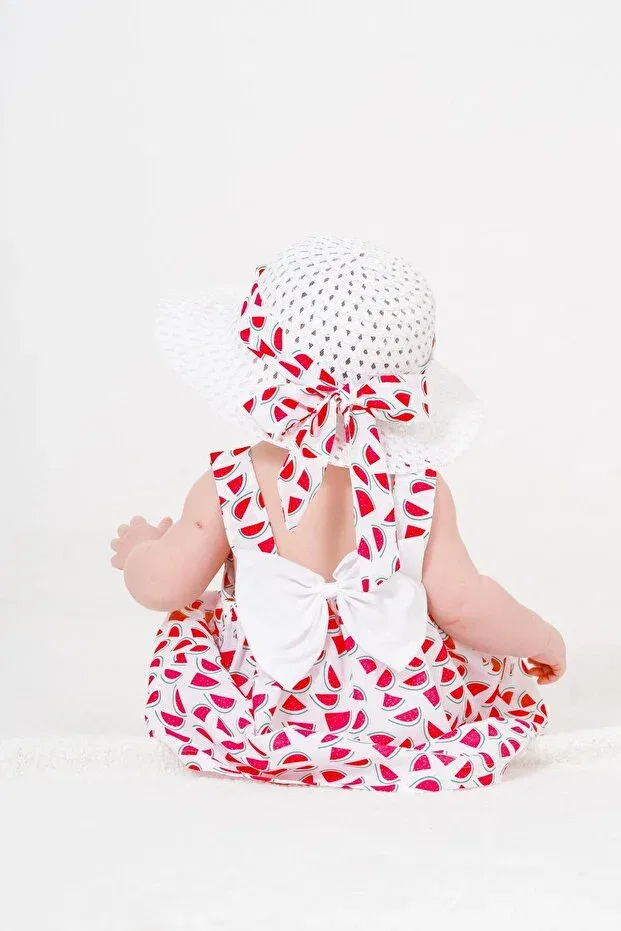 Детское платье для девочек с принтом Chicsy Baby, Pink — фото 4