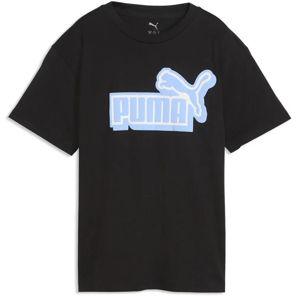 Футболка с коротким рукавом Puma Essential Logo Lab Relaxed Front Graphic, черный — фото 3