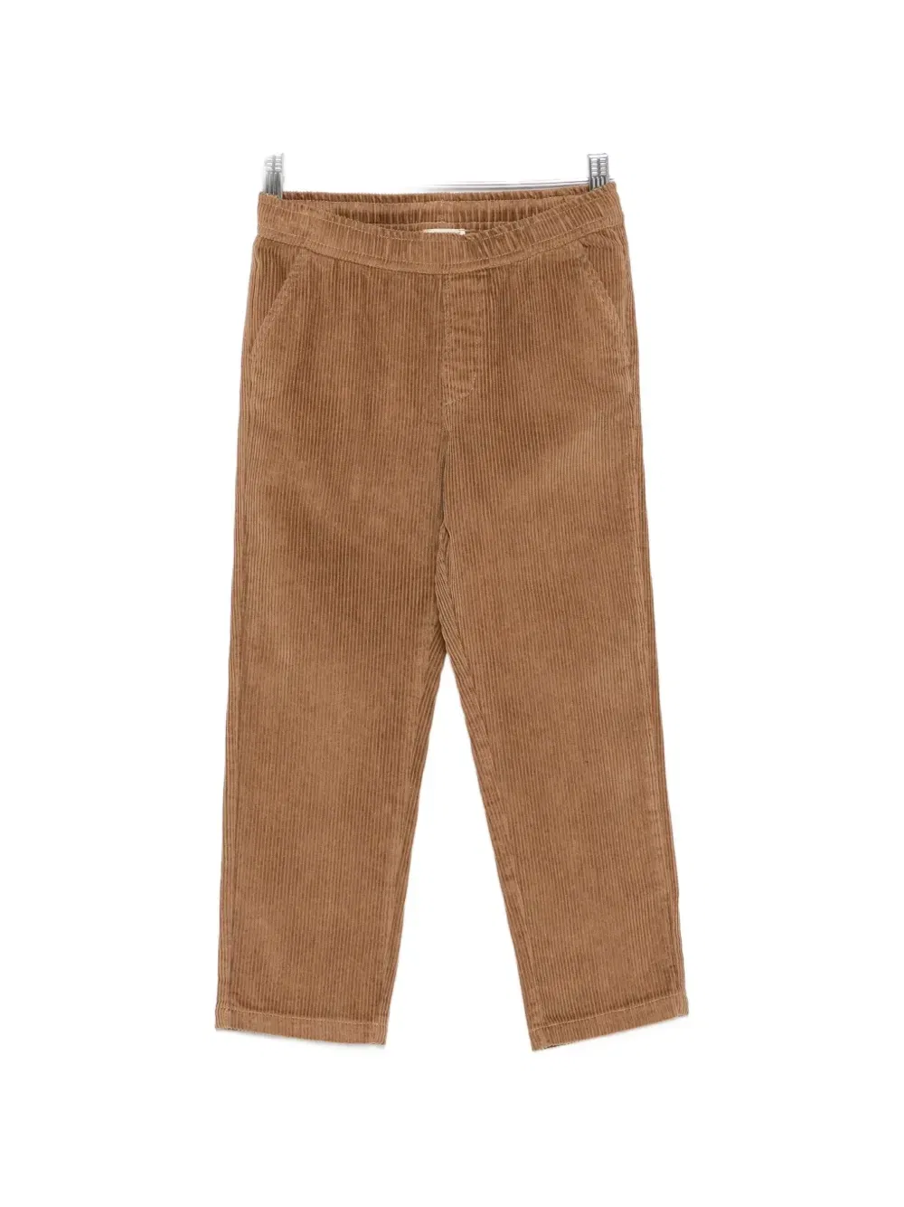 Вельветовые брюки с эластичной резинкой на поясе Trussardi Junior, коричневый