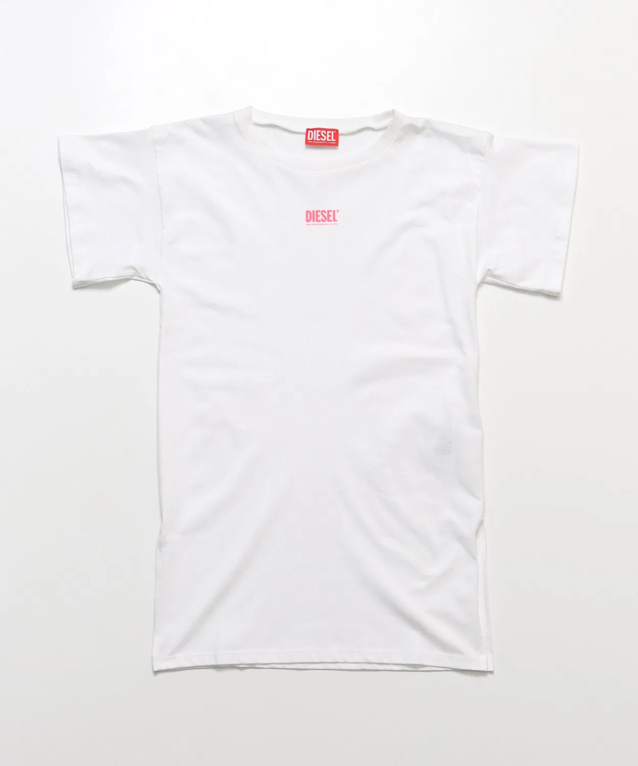 Детская футболка с коротким рукавом и принтом DIESEL KIDS, White