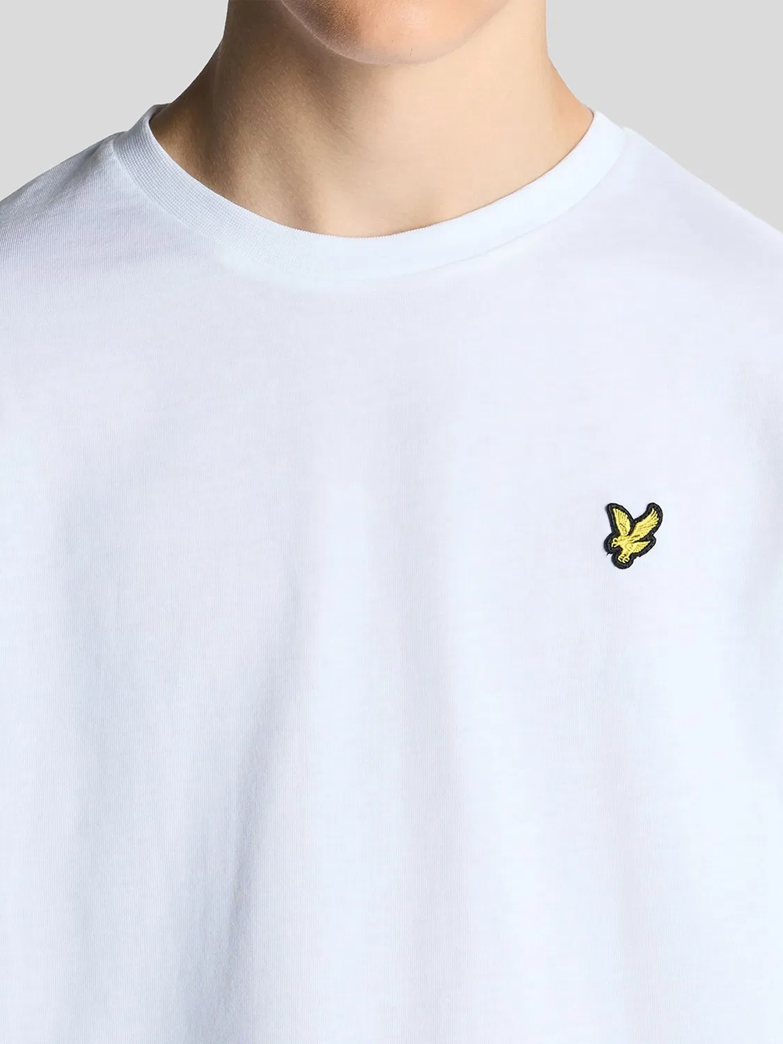 Футболка с круглым вырезом Lyle & Scott, белый — фото 3
