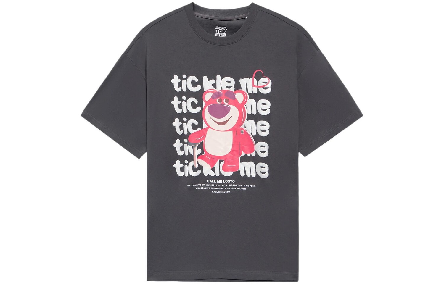 

Футболка Disney X Disney унисекс серая Lining, серый