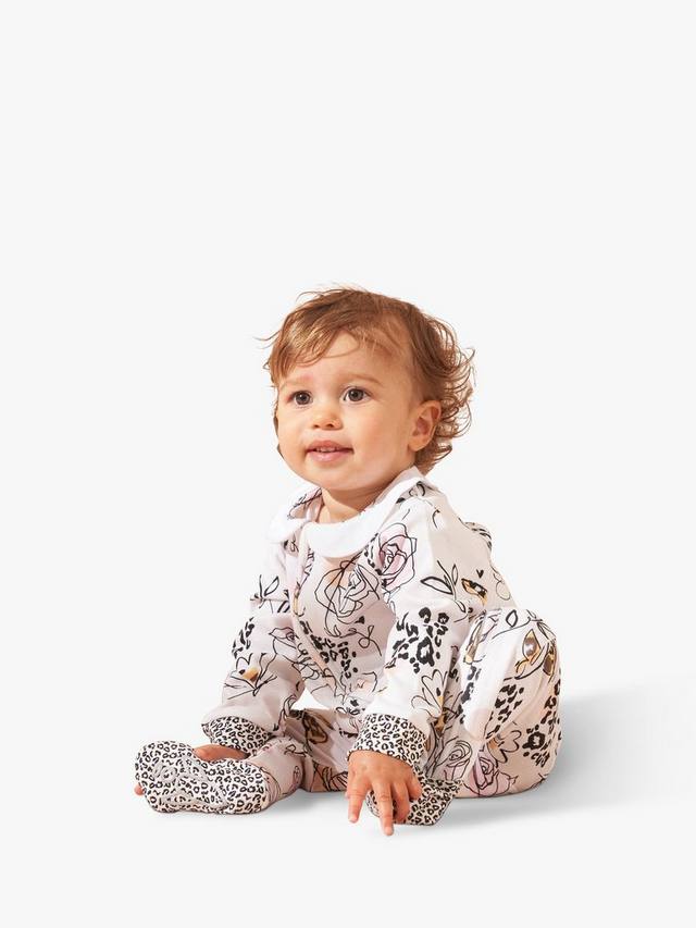 

Комплект боди и повязки на голову с принтом бабочки baby lyra Angel & Rocket, разноцветный