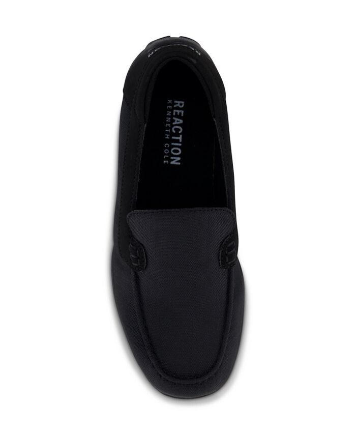 Мокасины без шнуровки Little Boys Distance Destin для вождения Kenneth Cole New York, черный — фото 4