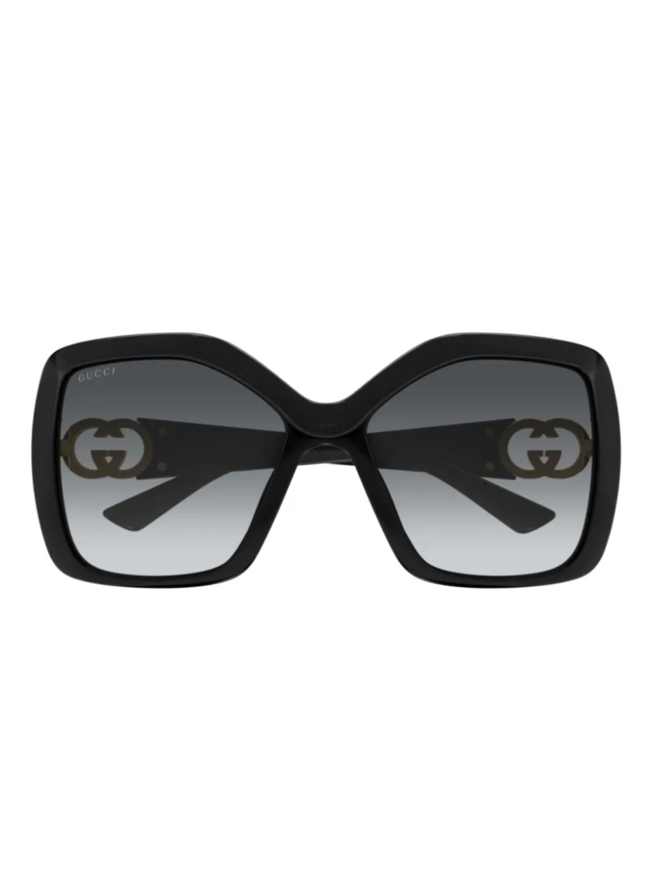 

Солнцезащитные очки в квадратной оправе Gucci Eyewear, черный