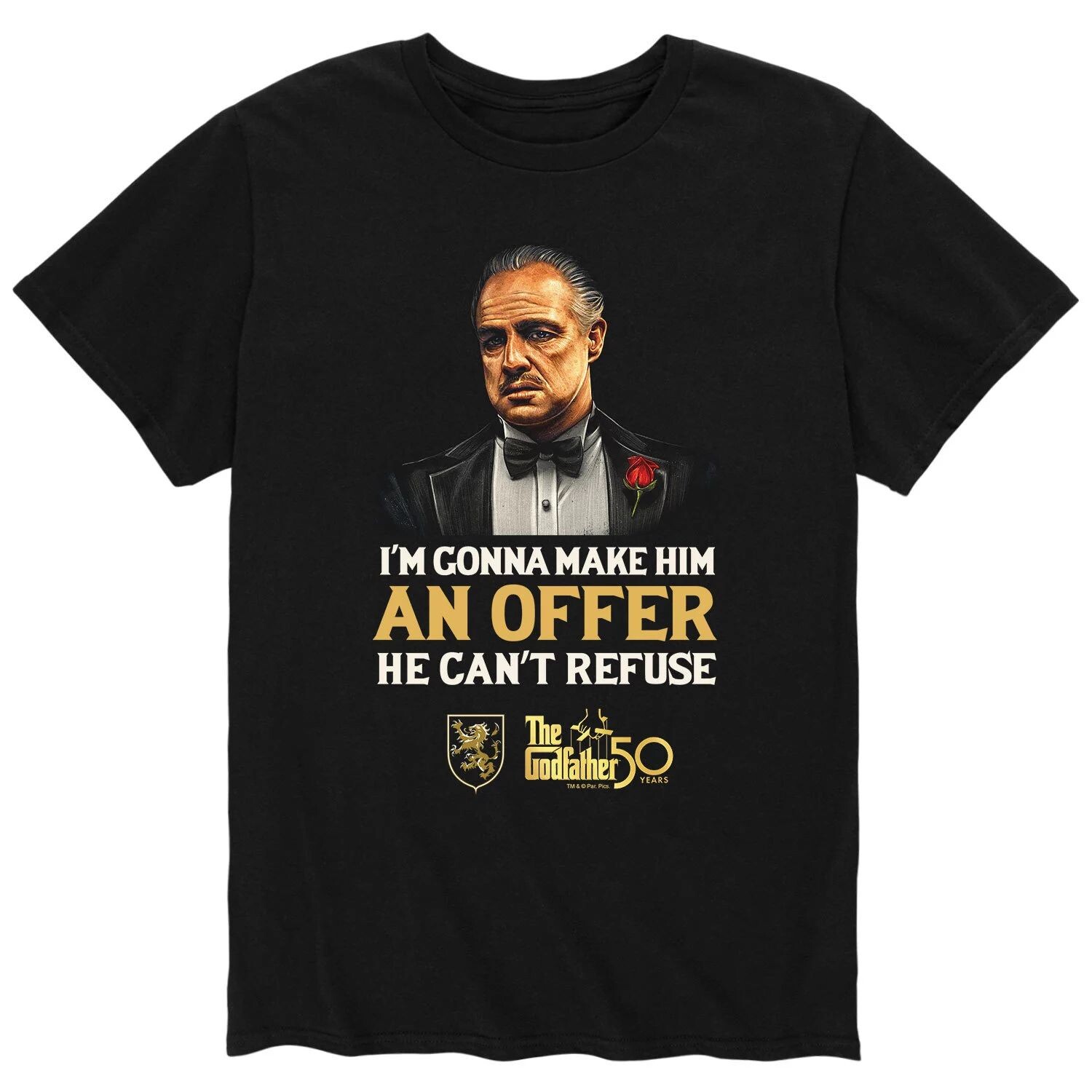 

Мужская футболка The Godfather Make Him Offer Licensed Character