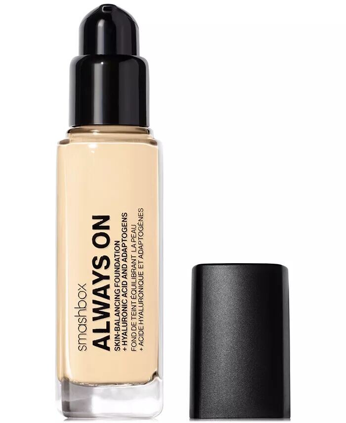 

Тональный крем Always On для балансировки кожи, 1 унция Smashbox, цвет F10W (level-one fair with a warm undertone)