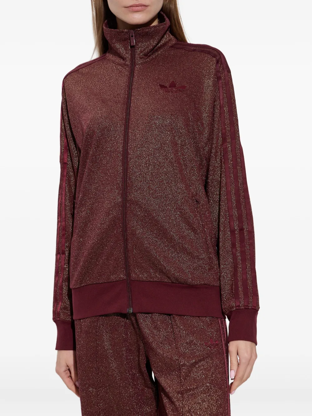 Толстовка Firebird на молнии Adidas, красный — фото 3