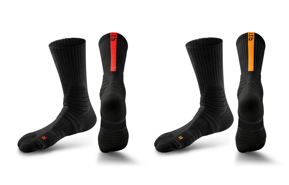 

Mai Zuo Mast Point Мужские носки до колена MAST POINT, 2 двойные упаковки (черно-оранжевая этикетка + черно-зеленая этикетка)