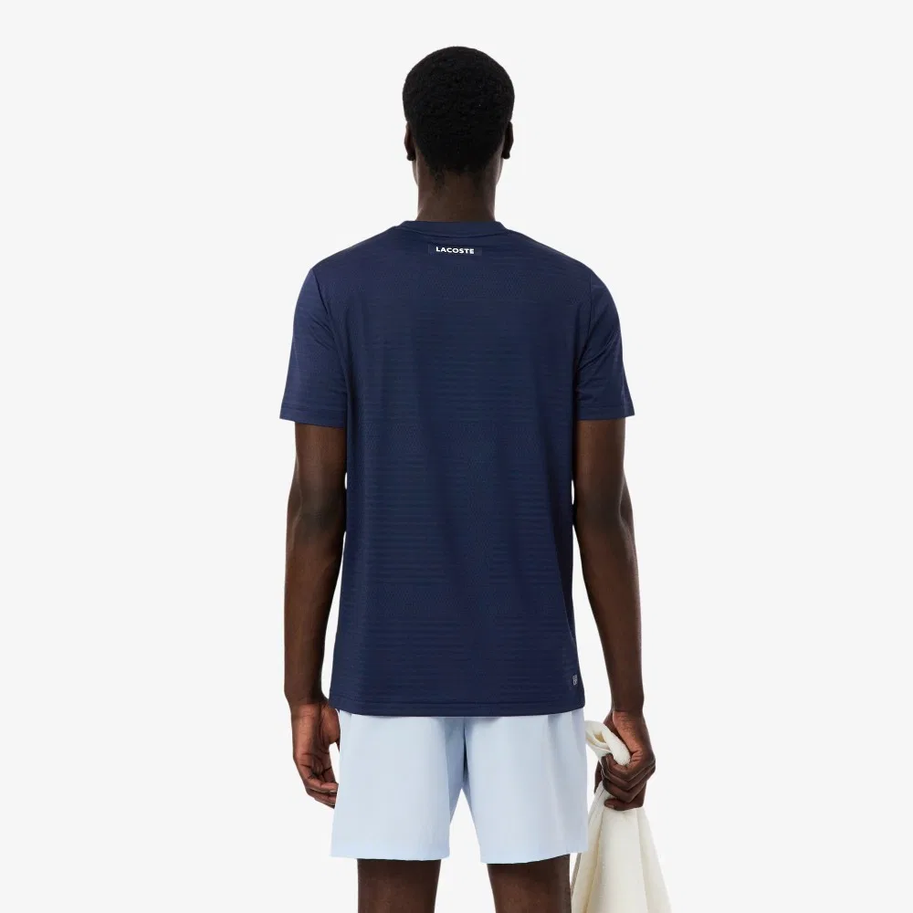 Мужская футболка Tennis Player тёмно-синяя от Lacoste — фото 3