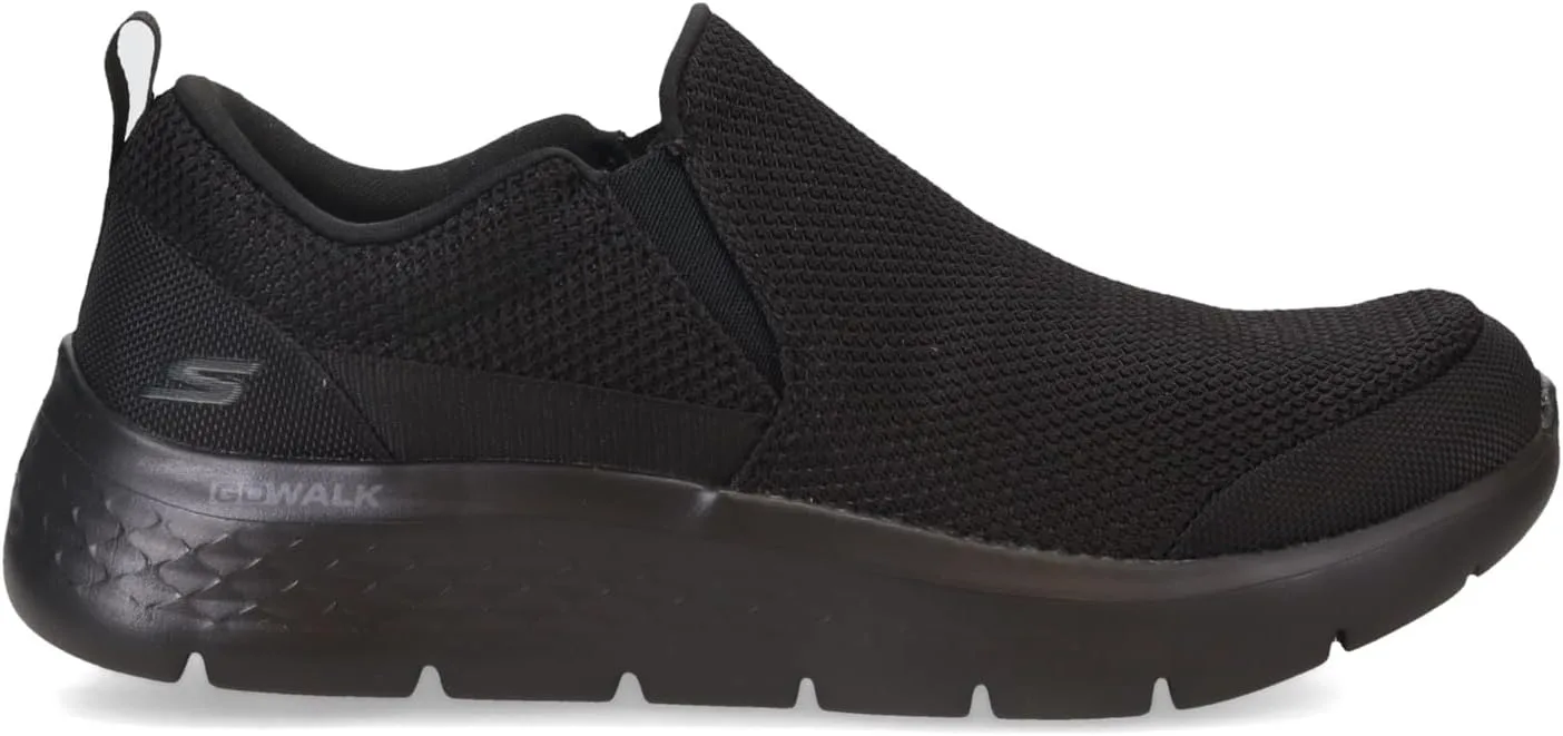 Мужские домашние тапочки Skechers Gowalk Flex-Athletic, повседневные кроссовки с технологией Air Cooled Foam, черный — фото 3