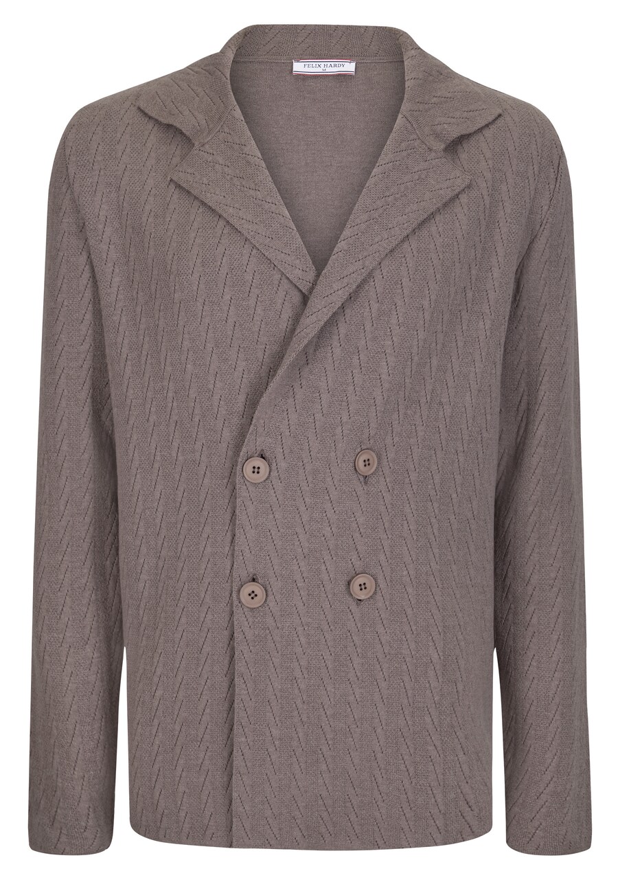 

Вязаный кардиган Felix Hardy, коричневый