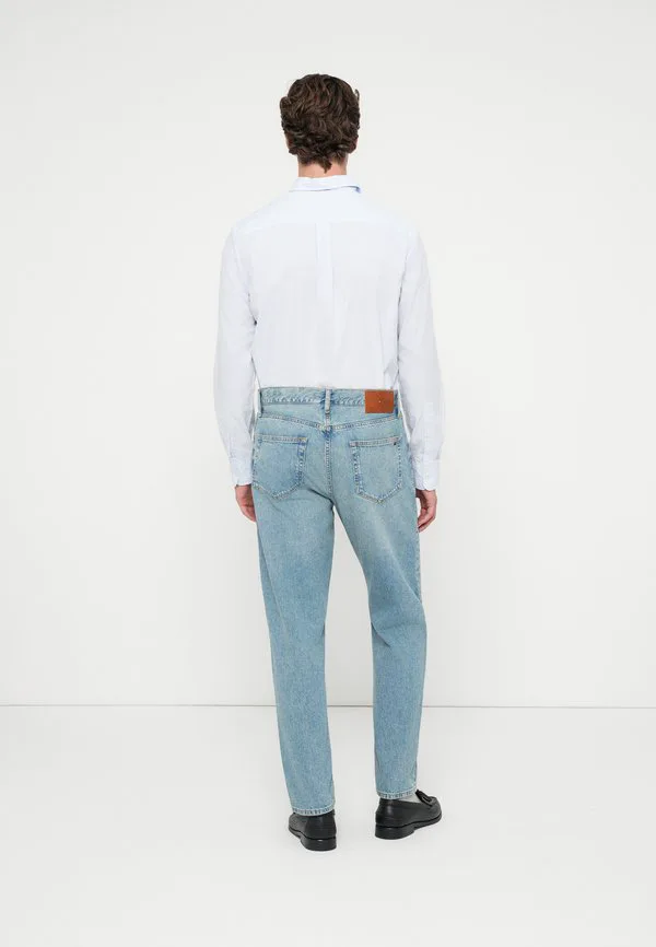 Джинсы harlem с зауженными штанинами, выцветшие, зауженного кроя. Tommy Hilfiger, Light Blue — фото 3