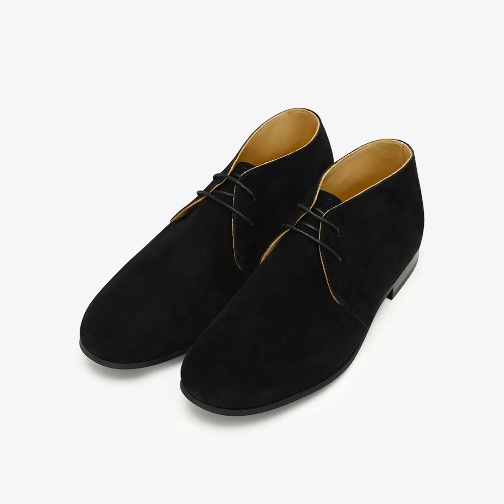 Мужские замшевые ботинки Nuance Chukka чёрные от Postman — фото 2
