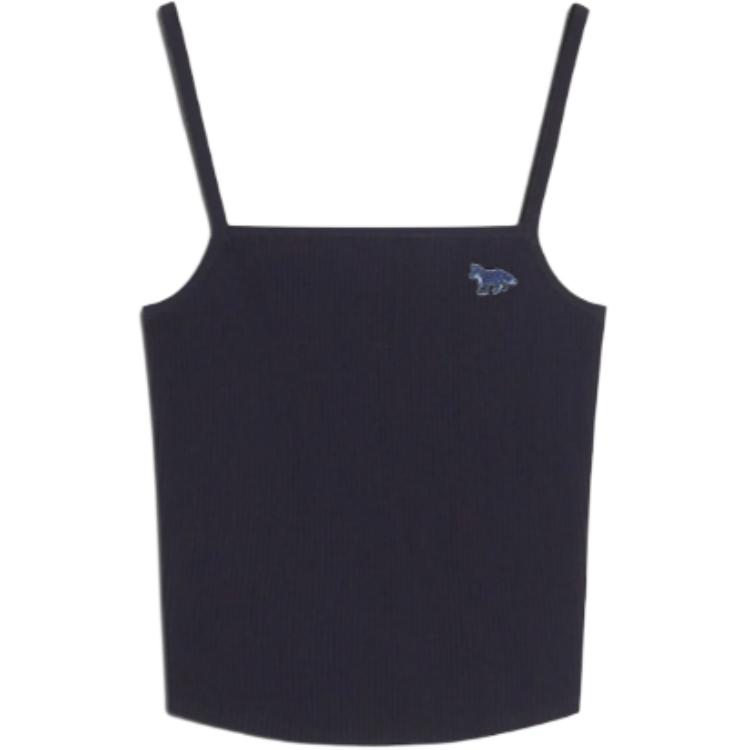 

Топ-майка с лисой от Maison Kitsuné Maison Kitsune, синий